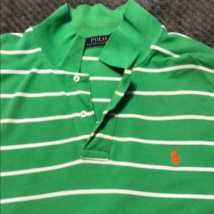 Polo Ralph Lauren Lime Green with White Stripes